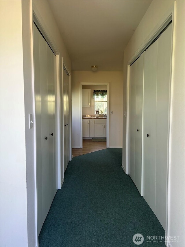 72 Misty Glen Ln, Sequim, WA 98382 - hall featuring carpet