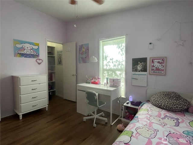 72 Misty Glen Ln, Sequim, WA 98382 - bedroom with dark wood-style floors