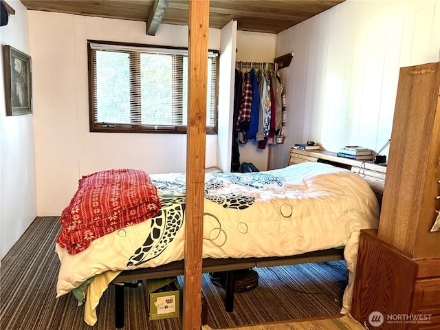 27805 L Pl, Ocean Park, WA 98640 - bedroom with wooden ceiling