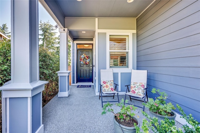 21598 NW Monterey Loop, Poulsbo, WA 98370 - view of exterior entry featuring covered porch