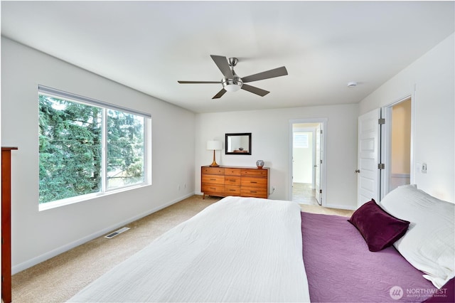 21598 NW Monterey Loop, Poulsbo, WA 98370 - bedroom with carpet floors and ceiling fan