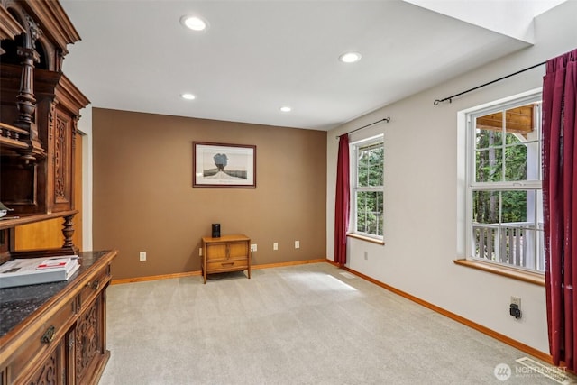 6611 Menzel Lake Rd, Granite Falls, WA 98252 - unfurnished office with recessed lighting and light carpet
