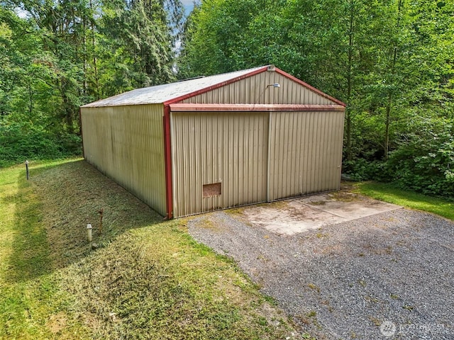6611 Menzel Lake Rd, Granite Falls, WA 98252 - view of outbuilding featuring a view of trees