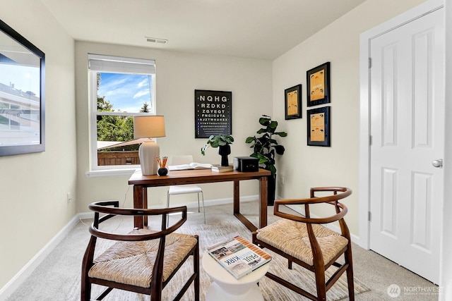 4241 S Eddy St, Seattle, WA 98118 - home office featuring light carpet and baseboards
