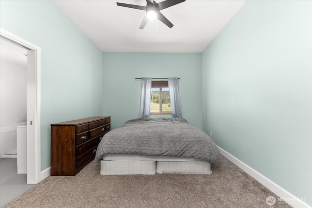 40359 Barbara Ln N, Davenport, WA 99122 - carpeted bedroom with ceiling fan and baseboards