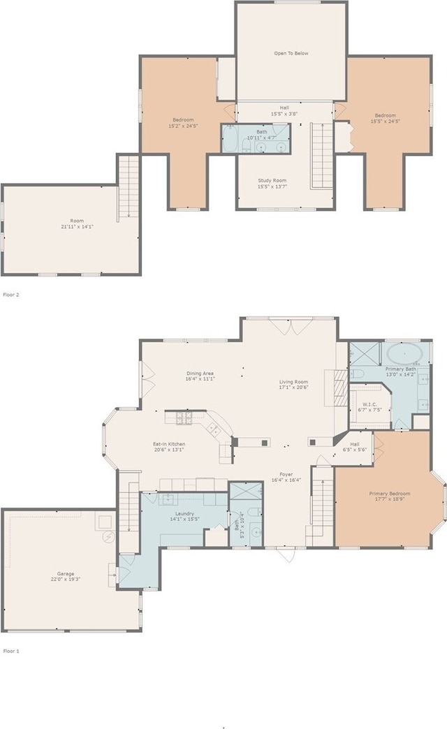 8495 Landing Ln SE, Port Orchard, WA 98367 - view of floor plan / room layout