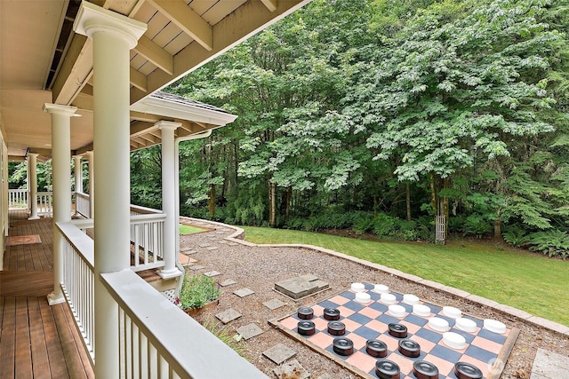 8495 Landing Ln SE, Port Orchard, WA 98367 - porch with a lawn
