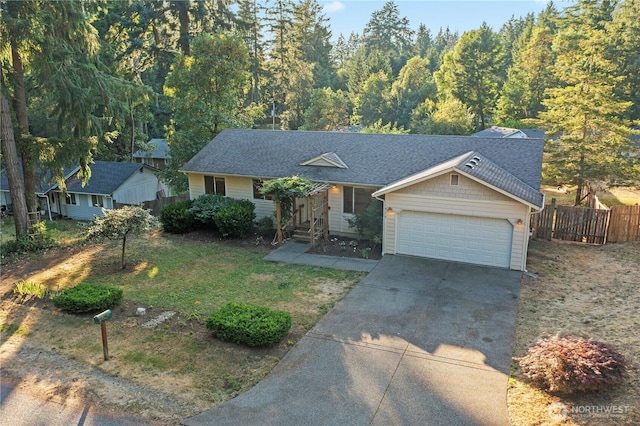 1910 192nd Avenue Ct SW, Lakebay, WA 98349 - view of front of home featuring driveway, an attached garage, and roof with shingles