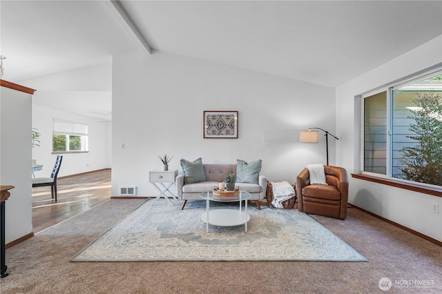 1910 192nd Avenue Ct SW, Lakebay, WA 98349 - living area with carpet and baseboards