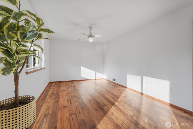 1910 192nd Avenue Ct SW, Lakebay, WA 98349 - unfurnished room featuring ceiling fan and hardwood / wood-style floors
