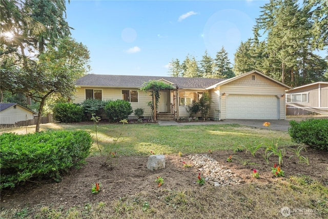 1910 192nd Avenue Ct SW, Lakebay, WA 98349 - ranch-style home with an attached garage and driveway