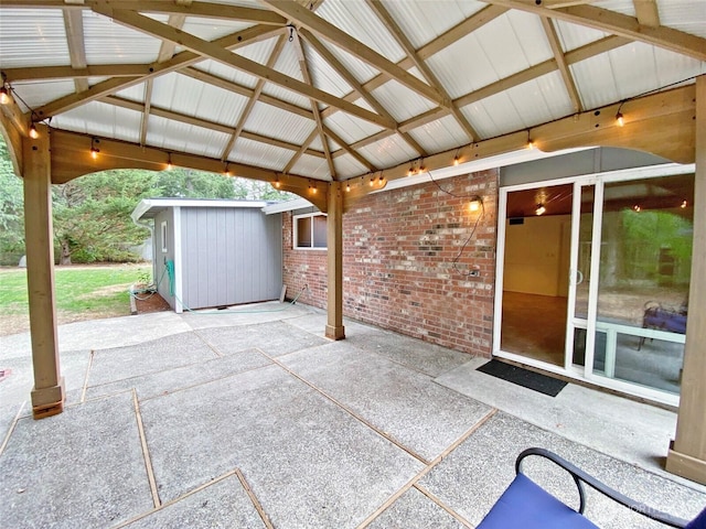 15518SE 304th Pl, Kent, WA 98042 - view of patio / terrace featuring a shed and a gazebo