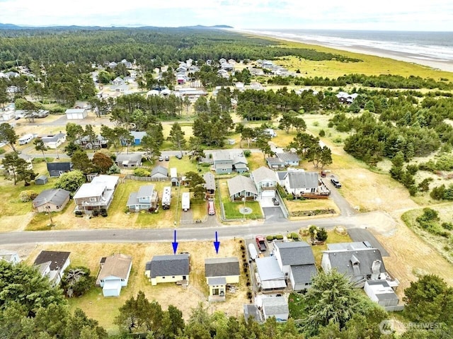 1215 199th Pl, Long Beach, WA 98631 - aerial view of property and surrounding area featuring nearby suburban area