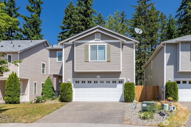 17814 97th Ln E, Puyallup, WA 98375 - view of front facade with driveway and an attached garage