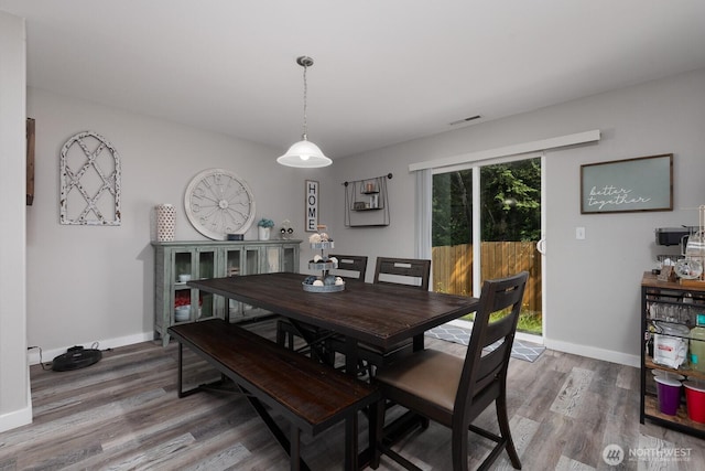 17814 97th Ln E, Puyallup, WA 98375 - dining space featuring light wood-style floors and baseboards