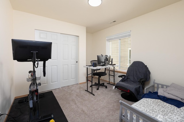 17814 97th Ln E, Puyallup, WA 98375 - carpeted bedroom featuring a desk and a closet