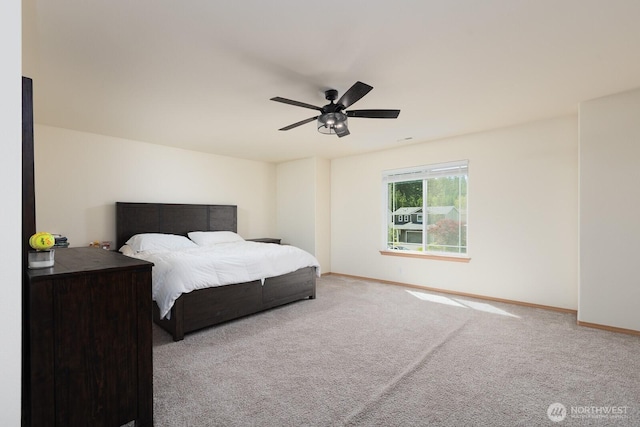 17814 97th Ln E, Puyallup, WA 98375 - bedroom featuring carpet flooring and a ceiling fan