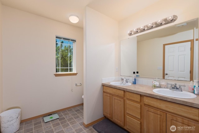 17814 97th Ln E, Puyallup, WA 98375 - bathroom featuring toilet and double vanity