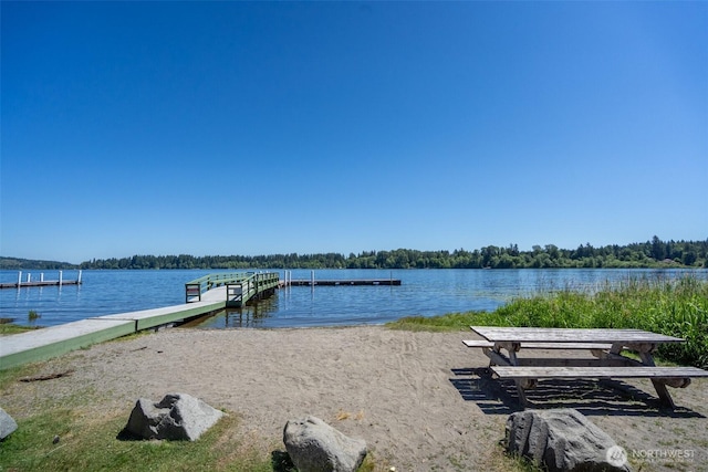 7514 Greenridge St SW, Olympia, WA 98512 - dock featuring a water view