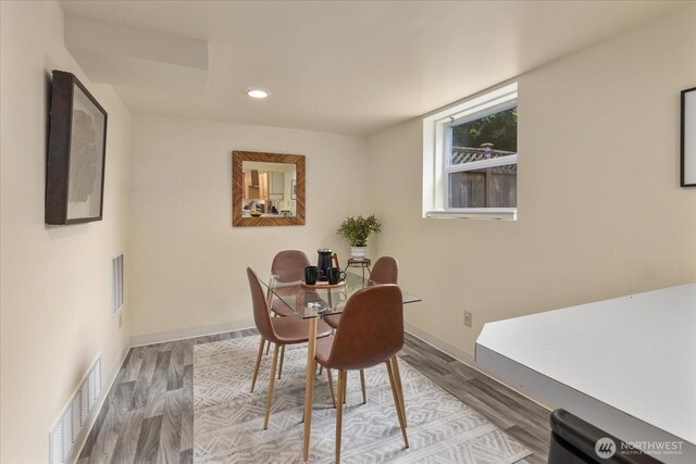 3604 SW Graham St, Seattle, WA 98126 - dining area featuring recessed lighting and wood finished floors