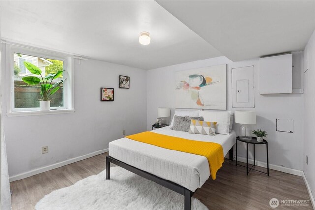 3604 SW Graham St, Seattle, WA 98126 - bedroom featuring wood finished floors and baseboards