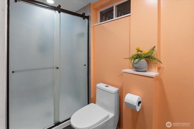 3604 SW Graham St, Seattle, WA 98126 - bathroom featuring a stall shower and toilet