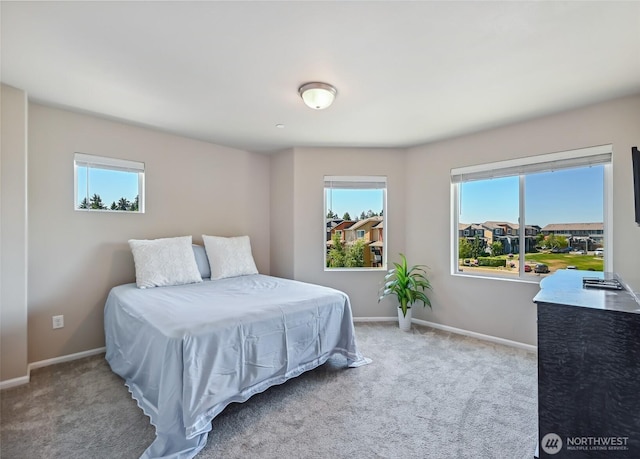 17401 118th Avenue Ct E Unit A, Puyallup, WA 98374 - bedroom featuring multiple windows and carpet flooring