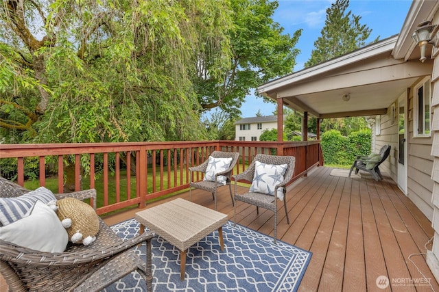13743 36th Ave NE, Seattle, WA 98125 - view of wooden terrace