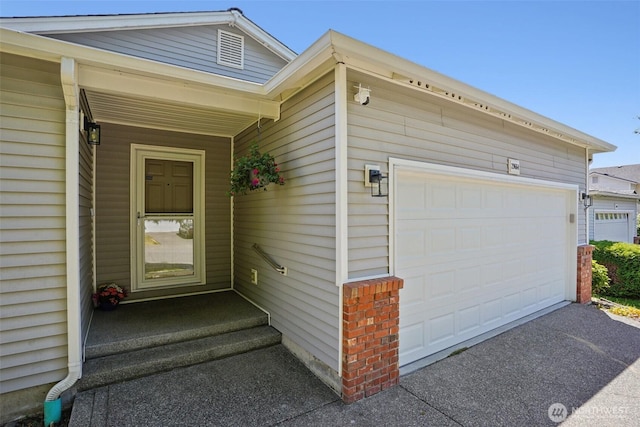 29664 127th Pl SE, Auburn, WA 98092 - view of exterior entry with a garage and a security system