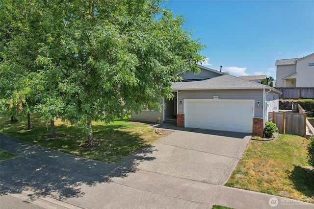 29664 127th Pl SE, Auburn, WA 98092 - view of front facade with an attached garage, driveway, and brick siding