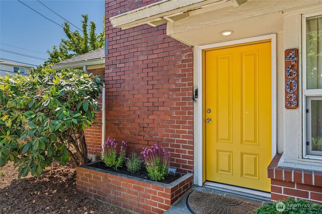 4603 15th Ave S, Seattle, WA 98108 - property entrance with brick siding