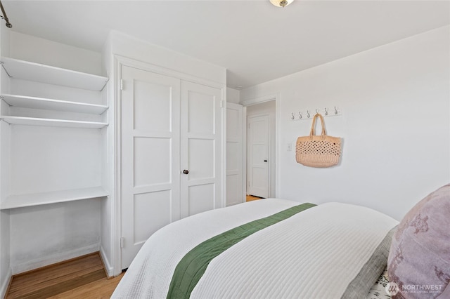 4603 15th Ave S, Seattle, WA 98108 - bedroom featuring light wood finished floors and a closet