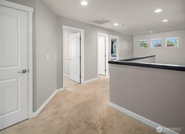 15527 E 82nd Ave E, Puyallup, WA 98375 - hallway featuring light carpet and recessed lighting