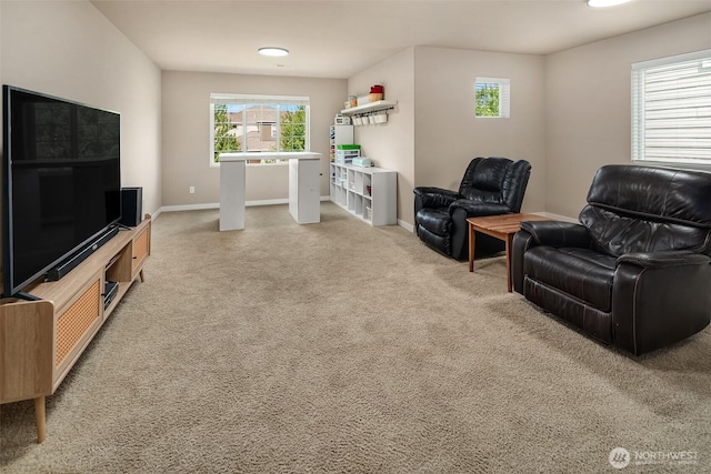 15527 E 82nd Ave E, Puyallup, WA 98375 - sitting room with carpet floors and baseboards