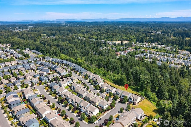 15527 E 82nd Ave E, Puyallup, WA 98375 - view of property location featuring a mountain backdrop and nearby suburban area