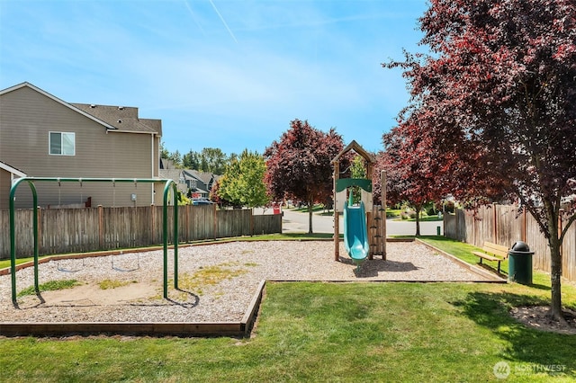 15527 E 82nd Ave E, Puyallup, WA 98375 - view of yard with a playground