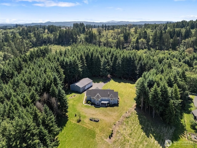 42811 Newaukum Valley Rd, Chehalis, WA 98532 - view from above of property featuring a forest