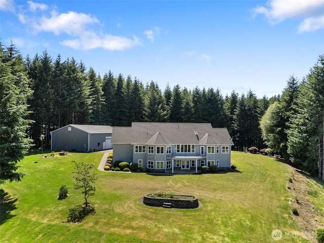 42811 Newaukum Valley Rd, Chehalis, WA 98532 - view from above of property featuring a forest