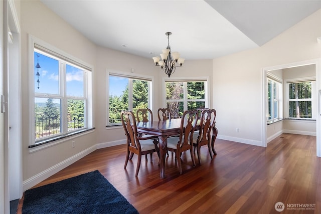 42811 Newaukum Valley Rd, Chehalis, WA 98532 - dining room featuring a chandelier and wood finished floors