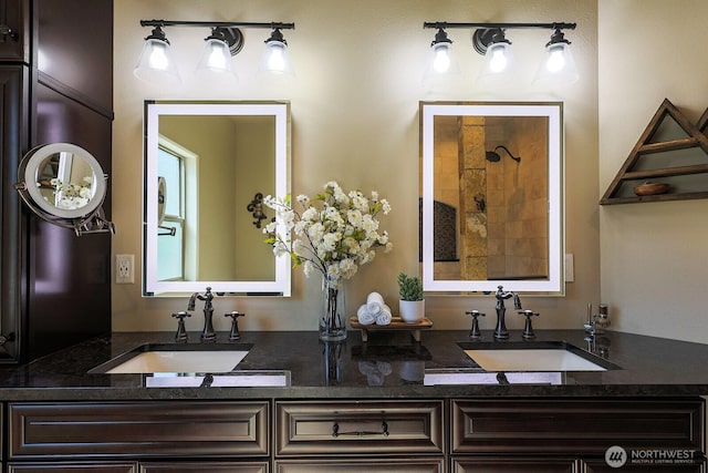 180 Country River Ln, Entiat, WA 98822 - full bath with double vanity and tiled shower