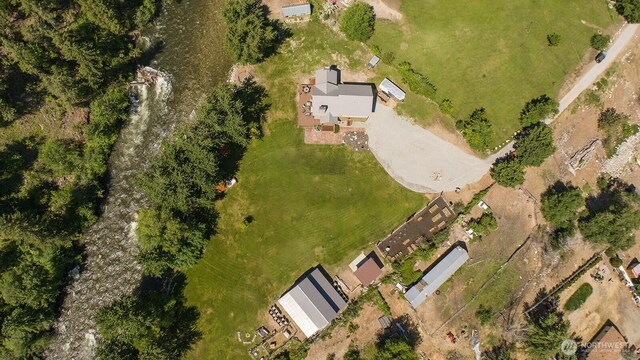 180 Country River Ln, Entiat, WA 98822 - aerial view of property and surrounding area