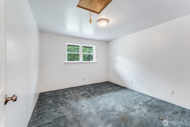 13617 436th Ave SE, North Bend, WA 98045 - carpeted empty room with attic access