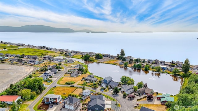 4123 Stuart Cir, Ferndale, WA 98248 - aerial perspective of suburban area with a nearby body of water