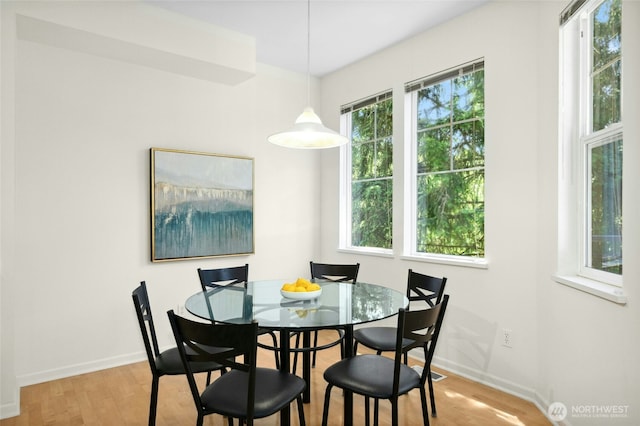 2840 139th Ave SE Unit 9, Bellevue, WA 98005 - dining room with wood finished floors and baseboards