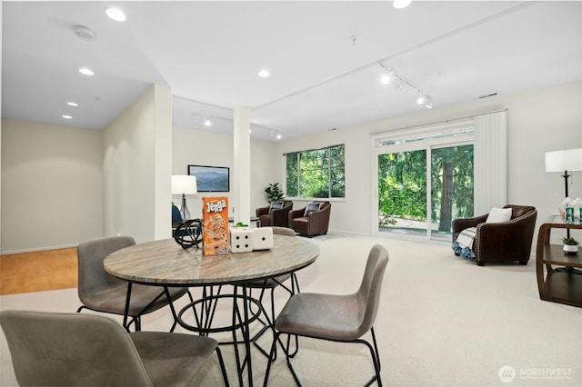 2840 139th Ave SE Unit 9, Bellevue, WA 98005 - dining room with recessed lighting and track lighting