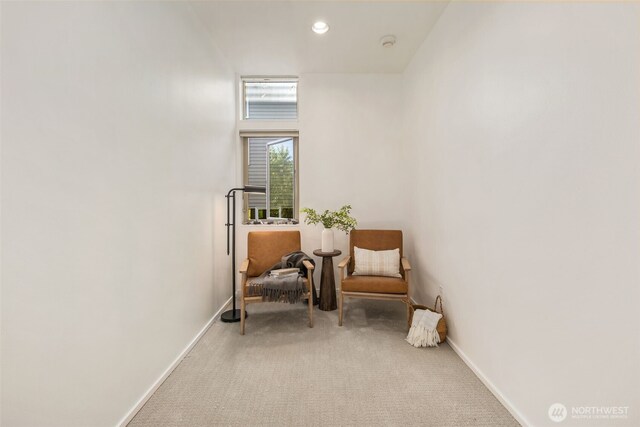 721 26th Ave S Unit B, Seattle, WA 98144 - sitting room with carpet flooring and recessed lighting