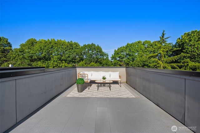 721 26th Ave S Unit B, Seattle, WA 98144 - view of patio / terrace featuring an outdoor hangout area