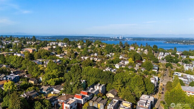 721 26th Ave S Unit B, Seattle, WA 98144 - aerial perspective of suburban area featuring a nearby body of water