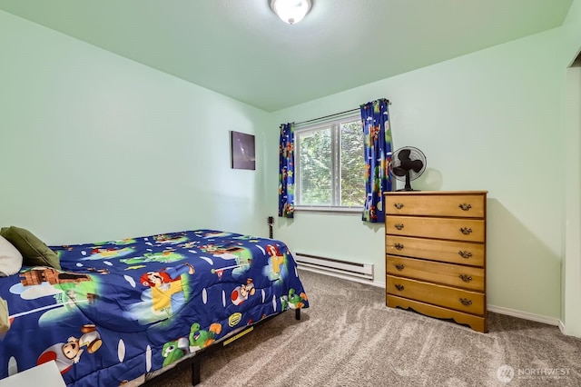 9210 Market Pl Unit F202, Lake Stevens, WA 98258 - bedroom with a baseboard radiator and carpet flooring