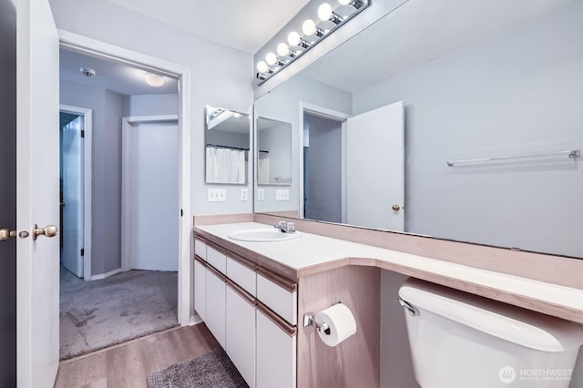 9210 Market Pl Unit F202, Lake Stevens, WA 98258 - bathroom featuring vanity and wood finished floors
